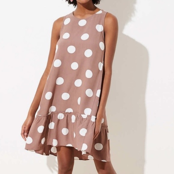 LOFT Dresses & Skirts - LOFT Polka Dot Sleeveless Dress